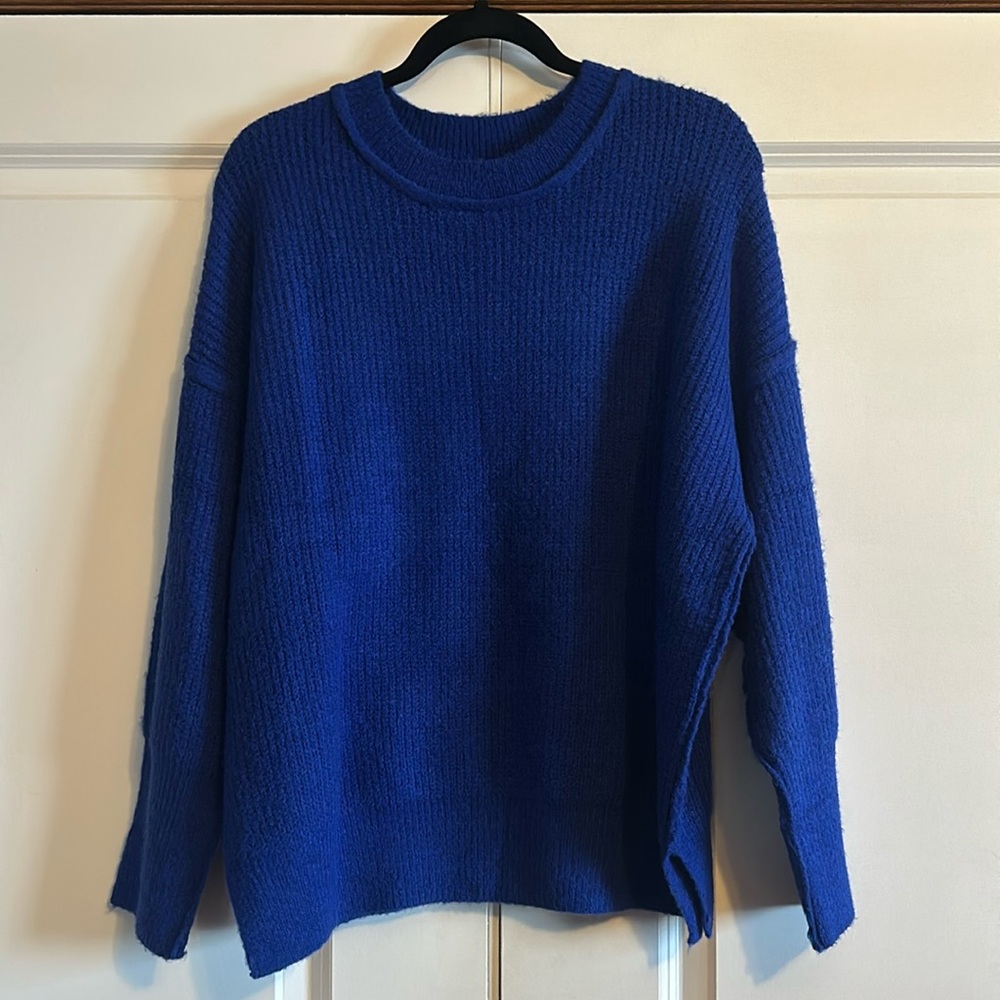 Women’s blue sweater
